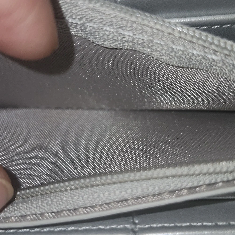 Bebe Irridescent Zip Around Wallet - Picture 6 of 13